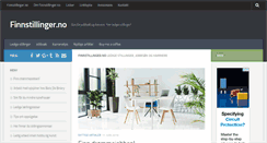 Desktop Screenshot of finnstillinger.no